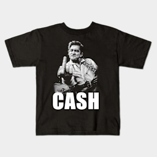 Marvelous ZION Rootswear Gray Johnny Cash Flippin T-Shirt MI707 Best Product 68 Kids T-Shirt